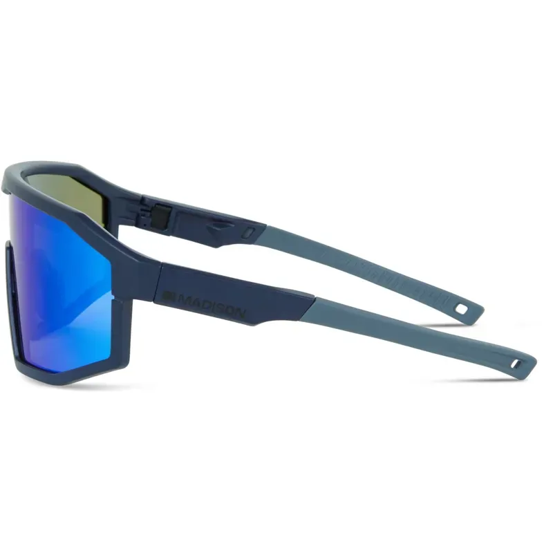 Madison Eyewear Enigma Blue Mirror Lens Sunglasses in Ink Navy-2