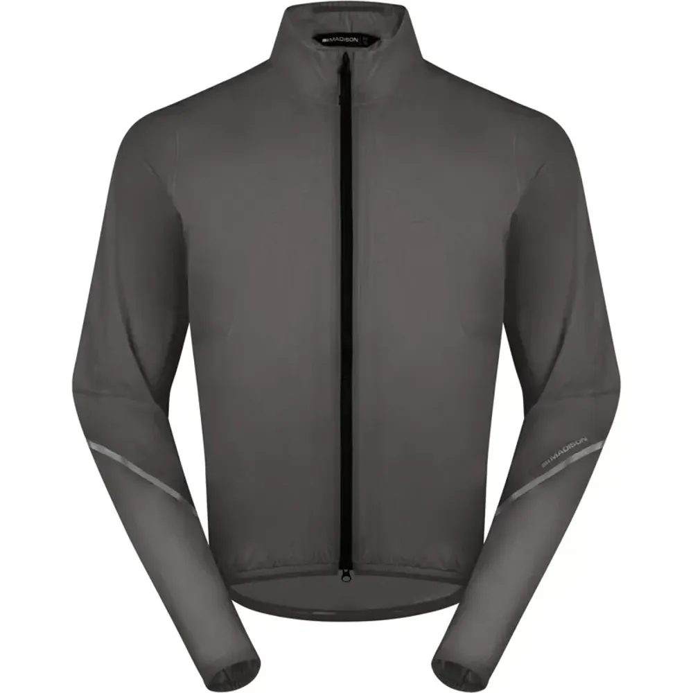 South Downs Bikes Madison Flux 2L Ultra Packable Waterproof Jacket in Castle Grey | FREE delivery over £30 + Cycle Scheme