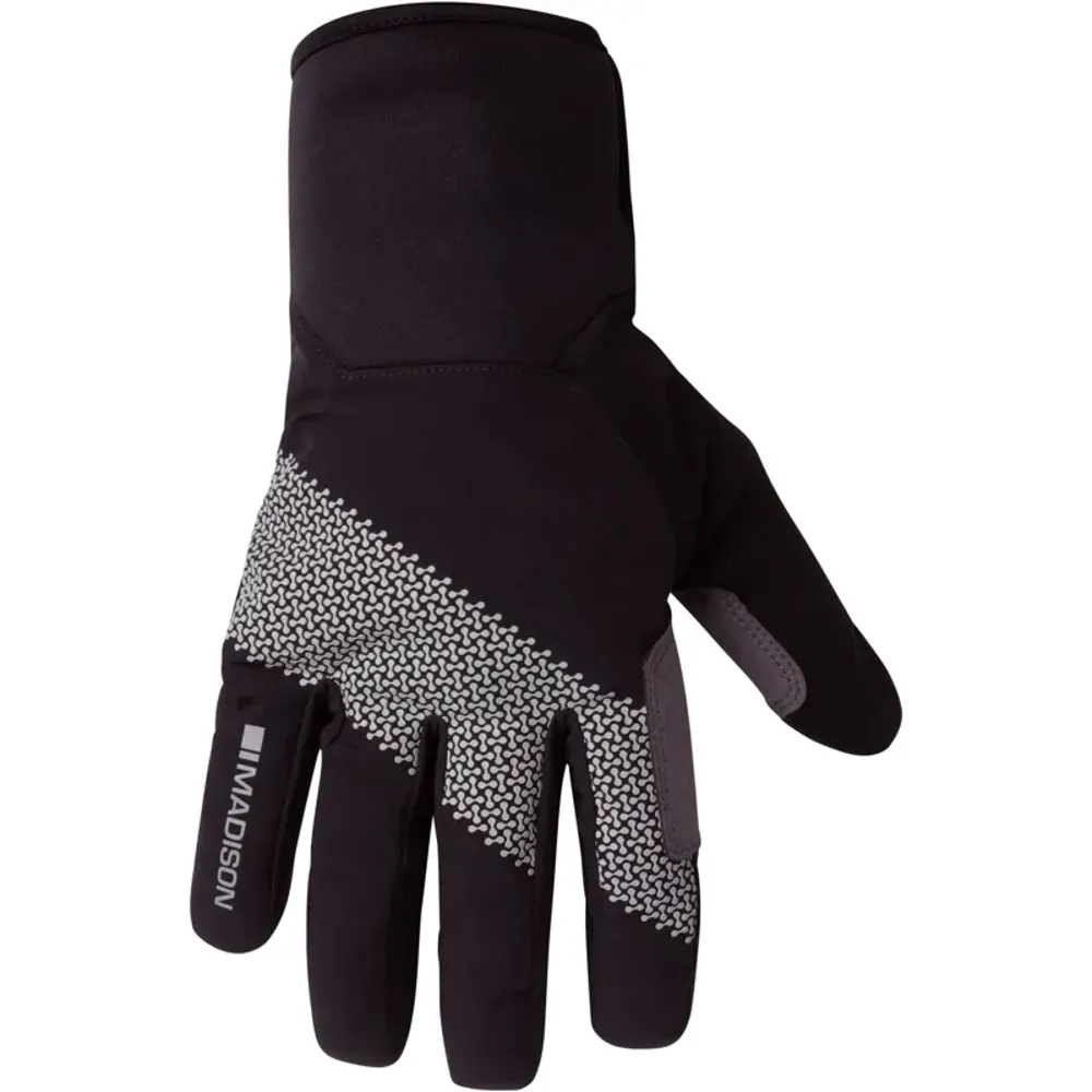 South Downs Bikes Madison Stellar Reflective Waterproof Thermal Gloves in Black | FREE delivery over £30 + Cycle Scheme