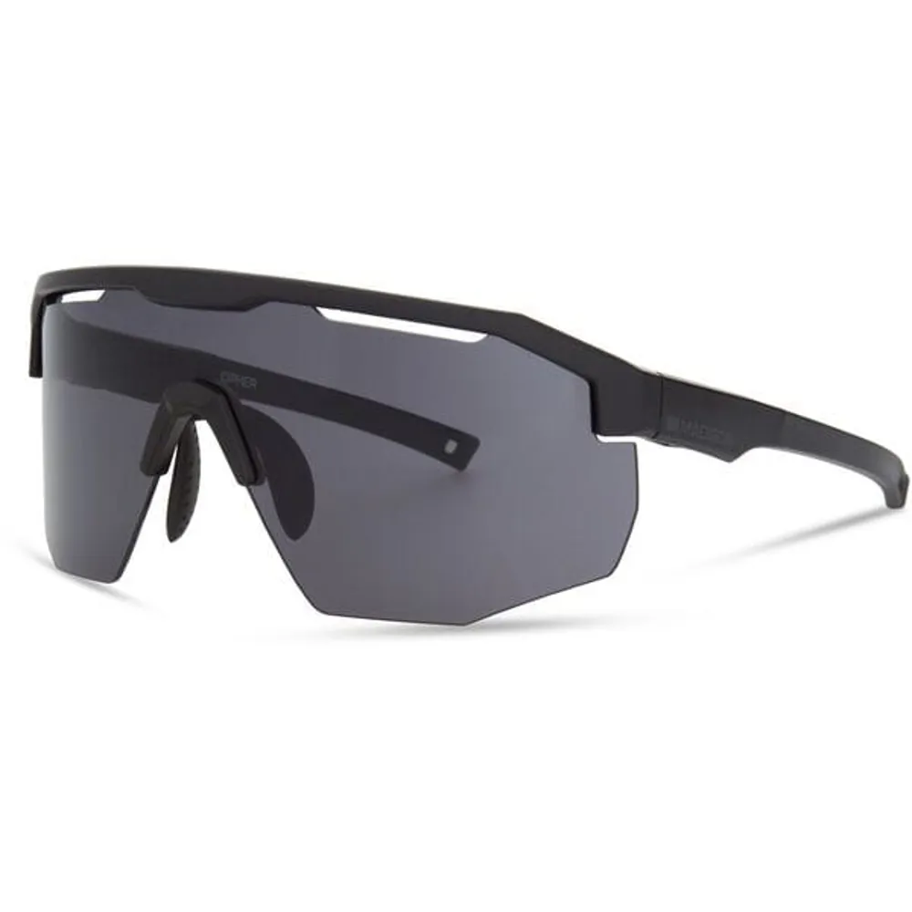 South Downs Bikes Madison GLASSES Mad Cipher BK/ BK Matt Black one size black mirror | FREE delivery over £30 + Cycle Scheme