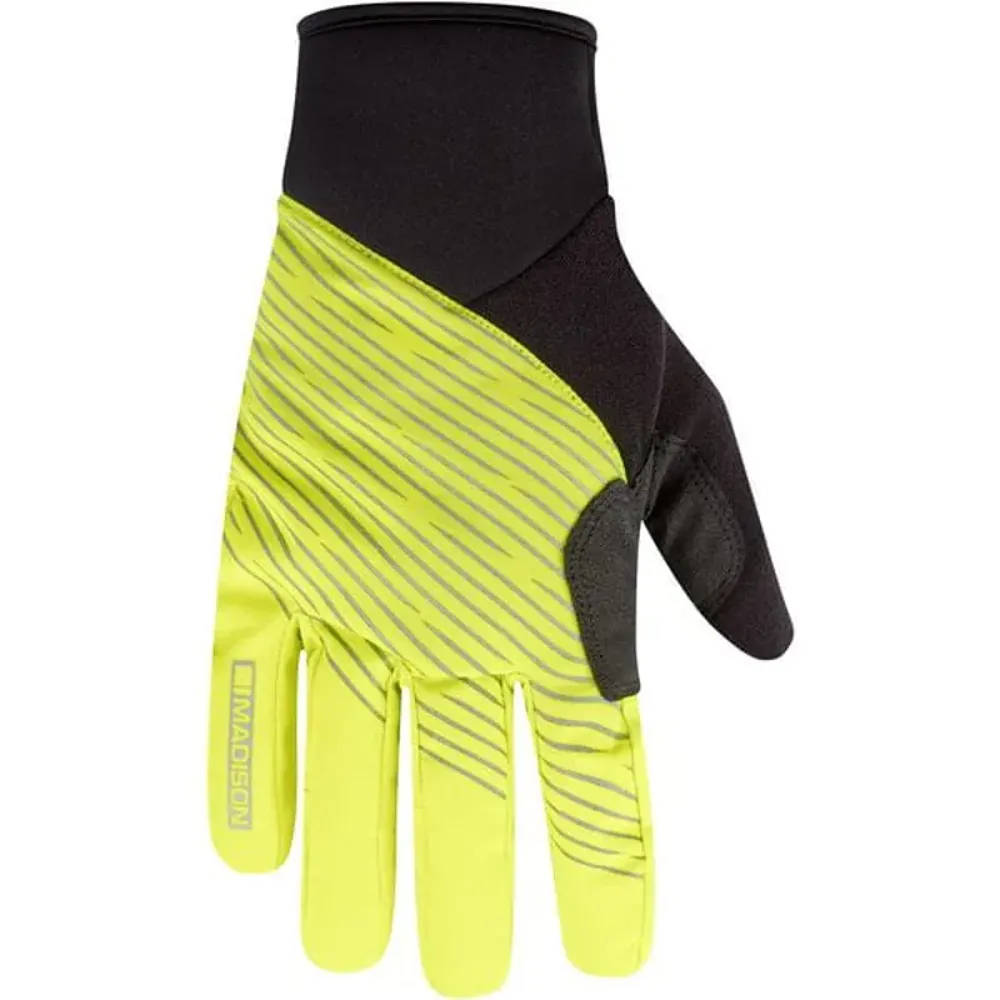 South Downs Bikes Madison Stellar Reflective Waterproof Thermal Gloves in Hi-Viz Yellow | FREE delivery over £30 + Cycle Scheme