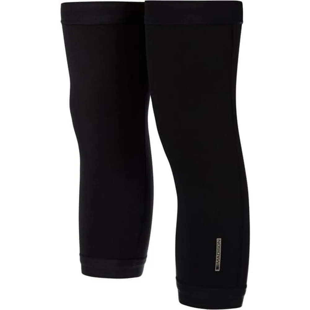 South Downs Bikes Madison DTE DWR Isoler Thermal Knee Warmers in Black | FREE delivery over £30 + Cycle Scheme