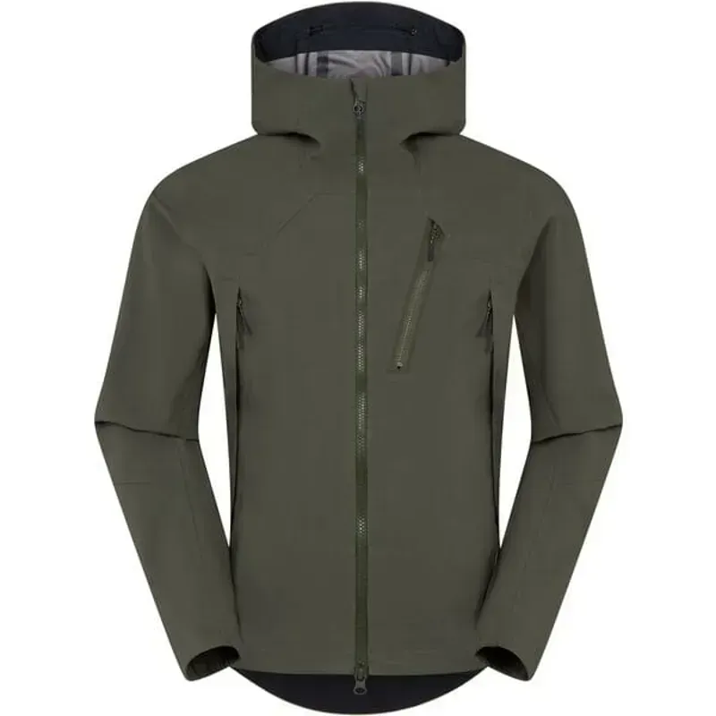 Madison DTE 3-Layer Men's Waterproof Jacket In Midnight Green