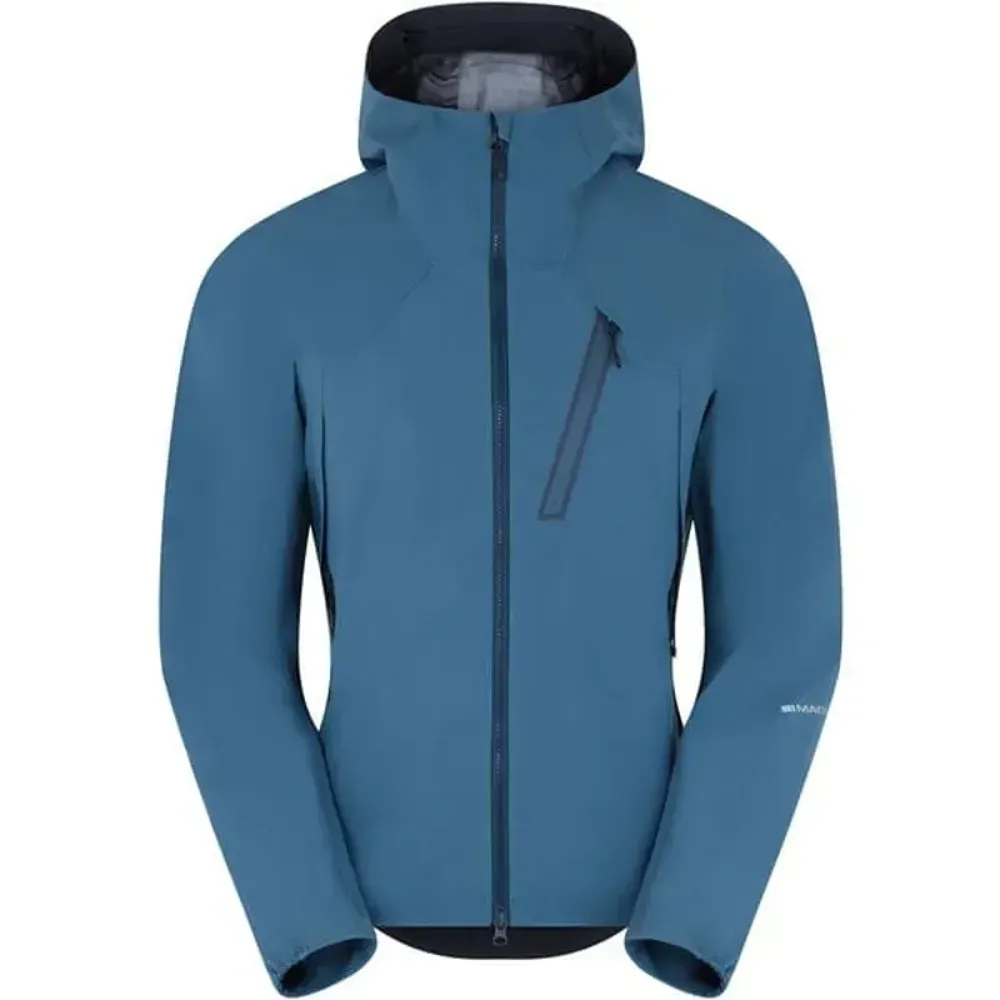 South Downs Bikes Madison DTE 3-Layer Men's Waterproof Jacket In Lake Blue | FREE delivery over £30 + Cycle Scheme
