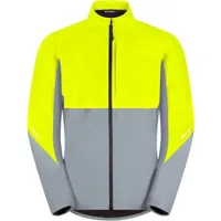South Downs Bikes Madison Stellar Ultra Reflective Men's Waterproof Jacket In Hi-Viz Yellow/Silver | FREE delivery over £30 + Cycle Scheme