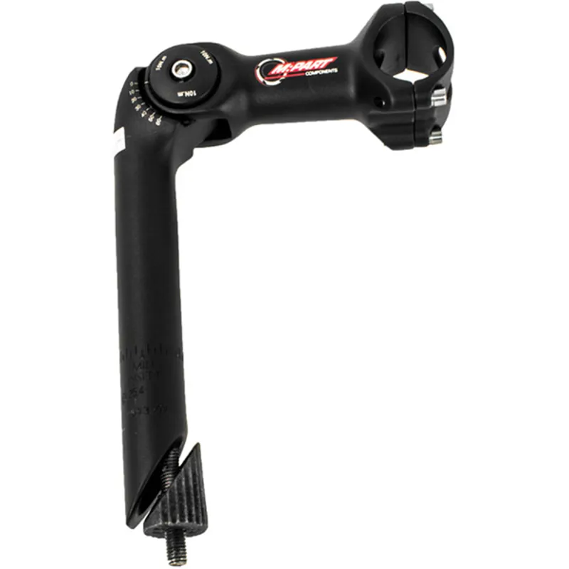 M Part Adjustable 4 Bolt 1-18in Quill Stem in Black