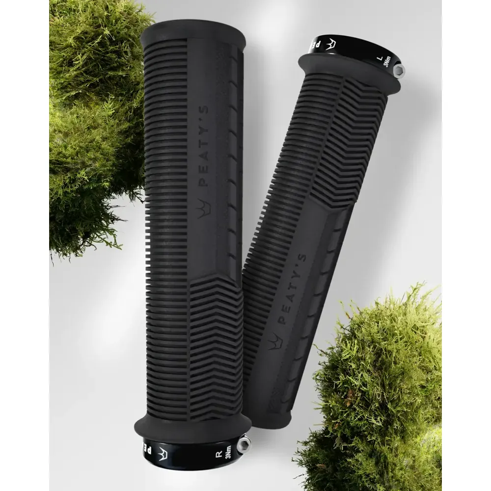 South Downs Bikes Peaty's Monarch Mushroom Grip  Black Thick or Thin | FREE delivery over £30 + Cycle Scheme