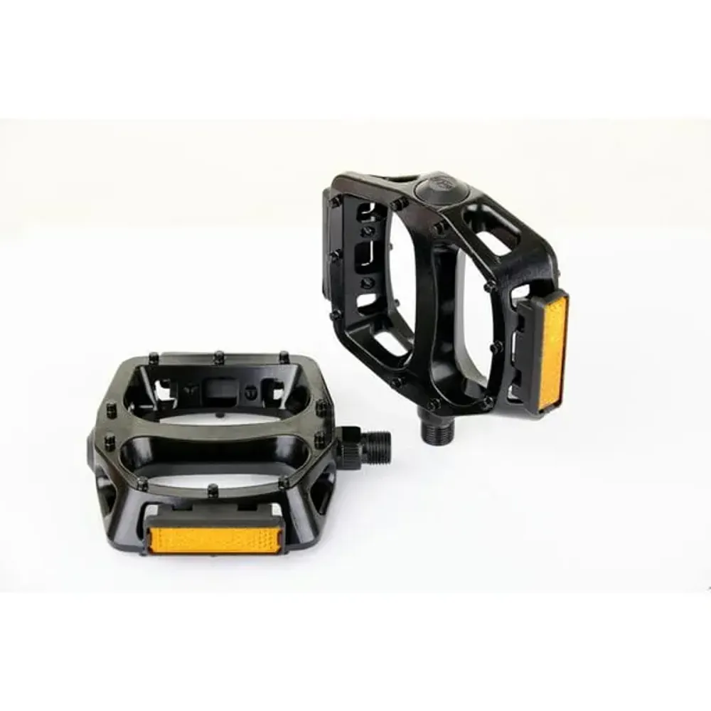 South Downs Bikes M Part Essential Alloy Pedals w/Moulded Pins in Black | FREE delivery over £30 + Cycle Scheme