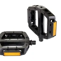 South Downs Bikes M Part Alloy 9/16 Platform Pedals W/Screw Pins in Black | FREE delivery over £30 + Cycle Scheme