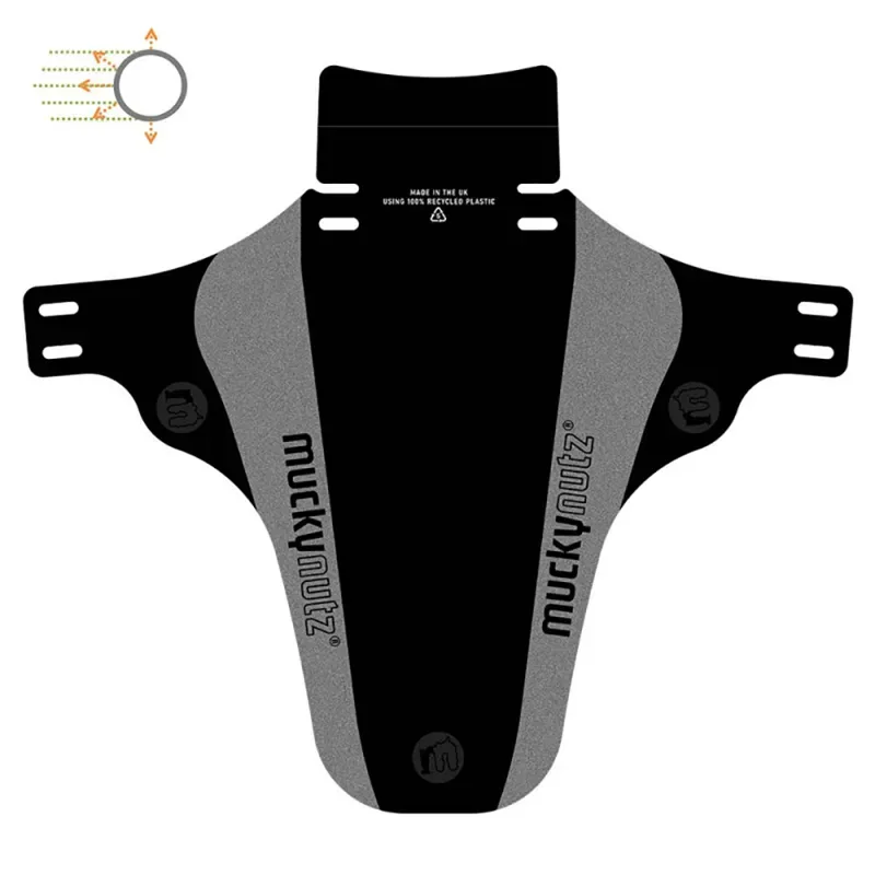 Mucky Nutz Face Fender In Reflective Black