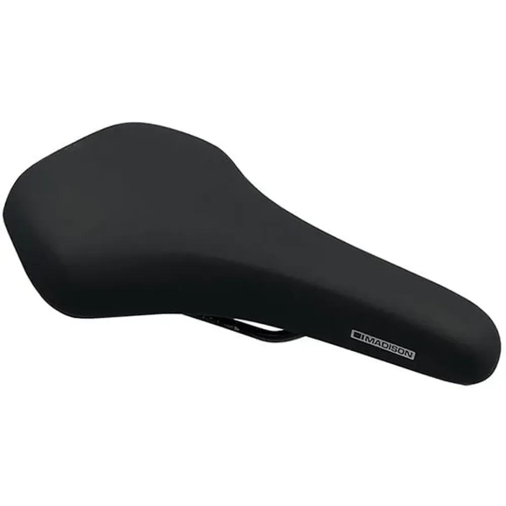 South Downs Bikes Madison Freewheel U200 Gelcel 183 mm x 284 mm Saddle in Black | FREE delivery over £30 + Cycle Scheme