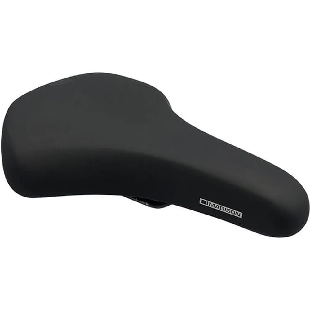 South Downs Bikes Madison Freewheel U300 Gelcel 202 mm x 268 mm Saddle in Black | FREE delivery over £30 + Cycle Scheme