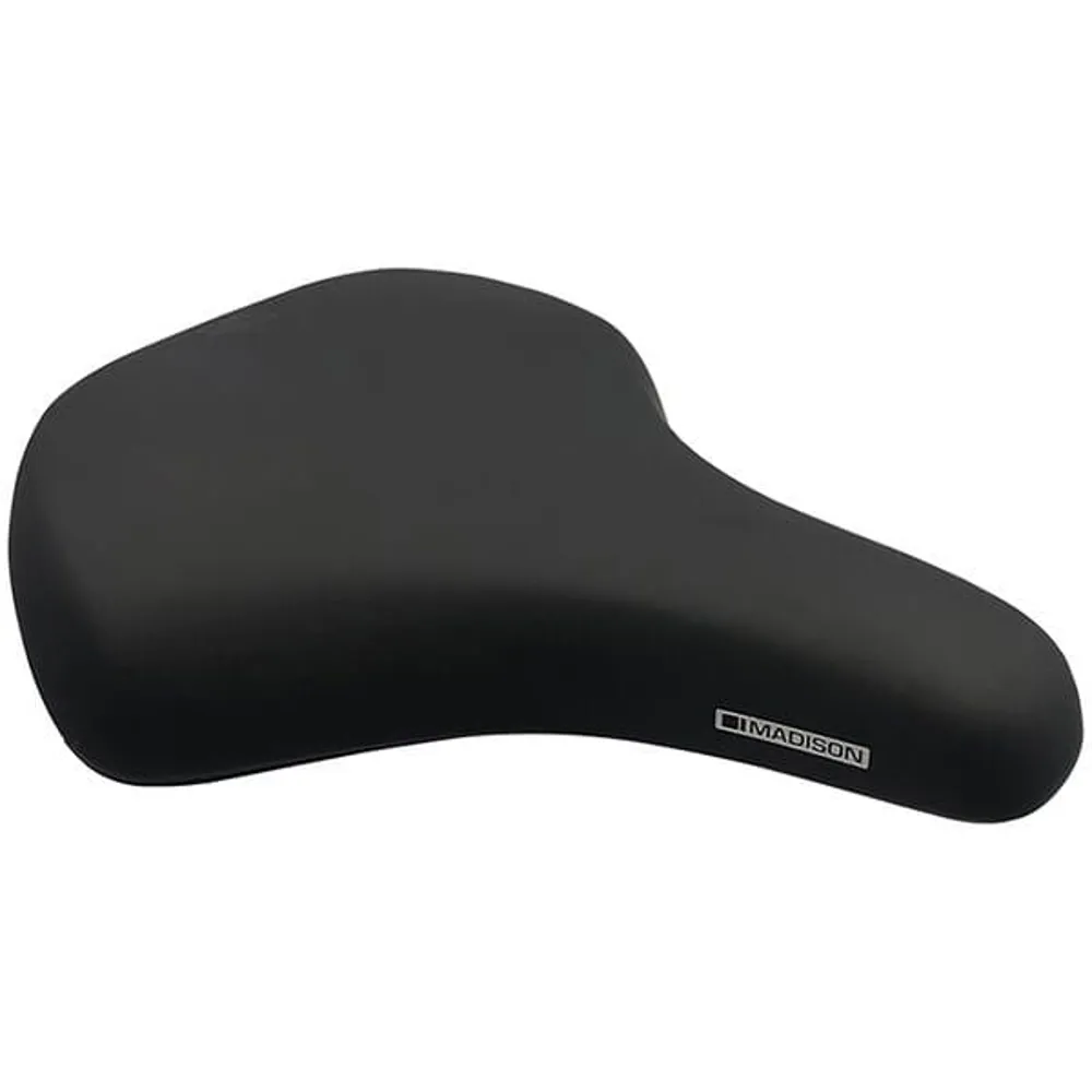 South Downs Bikes Madison Freewheel U400 Gelcel 224 mm x 259 mm Saddle in Black | FREE delivery over £30 + Cycle Scheme