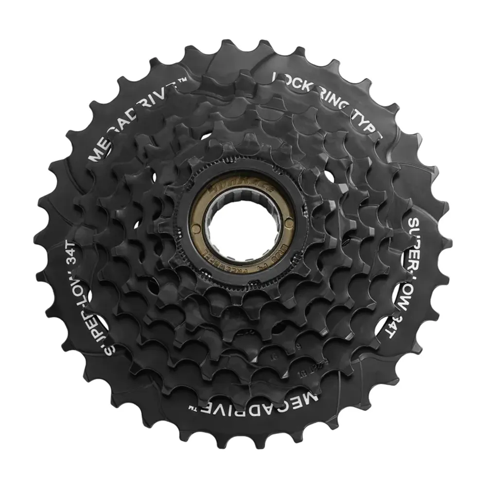 South Downs Bikes Sunrace & Sturmey Archer Sunrace and Sturmey Archer MFM300 7 Speed 14-34t Freewheel in Black | FREE delivery over £30 + Cycle Scheme