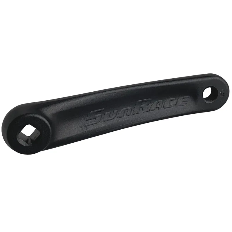 SunRace Left Hand 175mm Diamond Fit Crank in Black