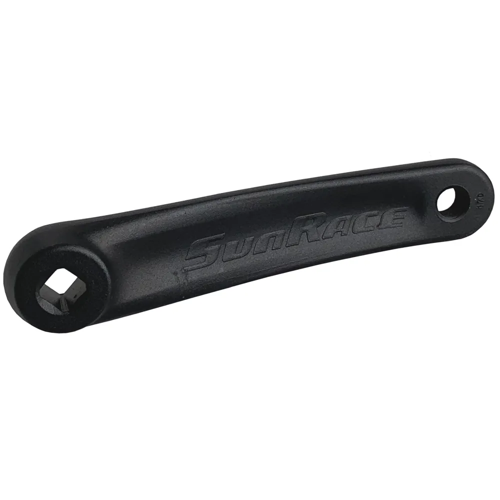 South Downs Bikes Sunrace & Sturmey Archer SunRace Left Hand 175mm Diamond Fit Crank in Black | FREE delivery over £30 + Cycle Scheme