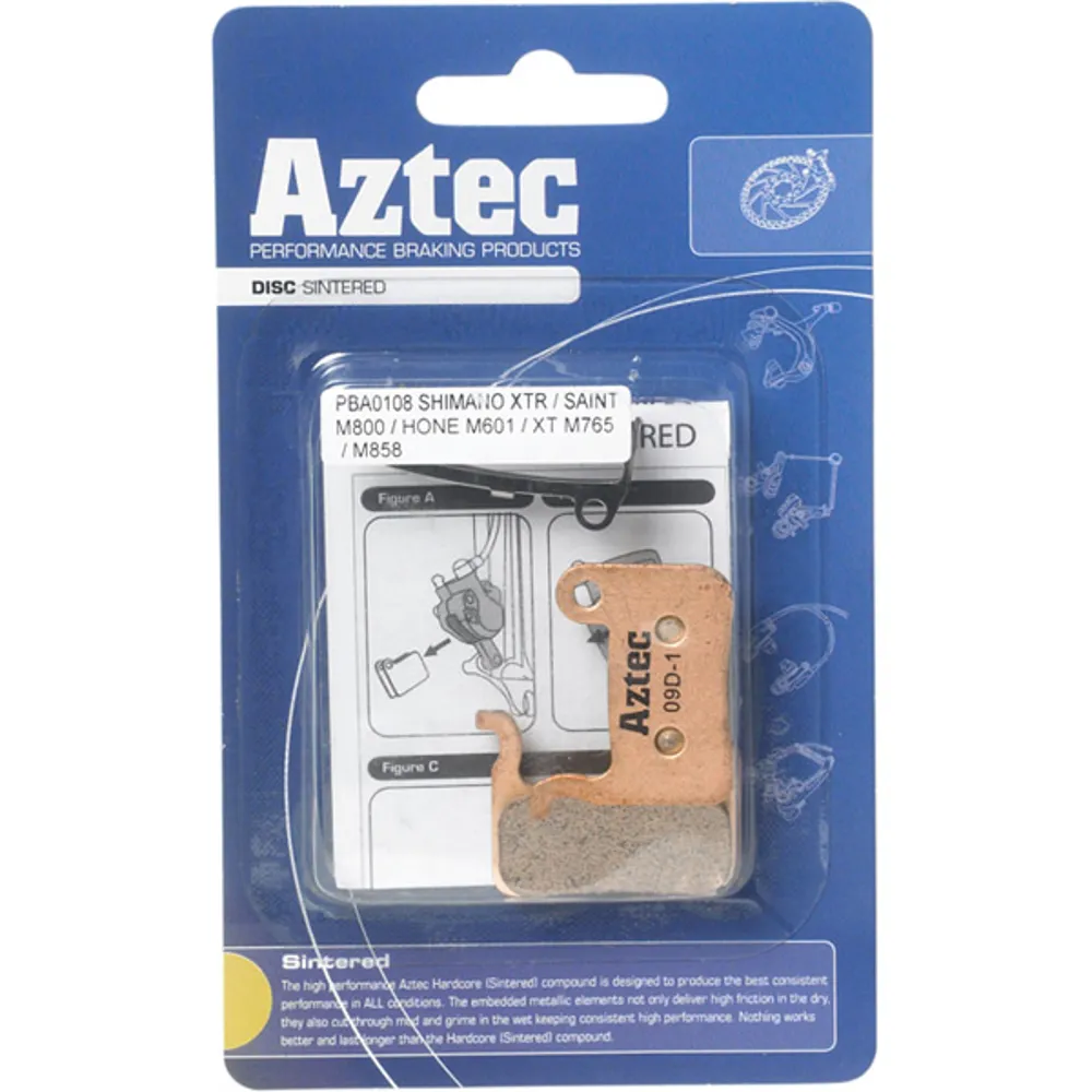 South Downs Bikes Aztec Shimano M965 XTR/M966 Sintered Disc Brake Pads in Gold | FREE delivery over £30 + Cycle Scheme