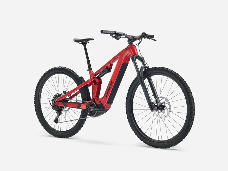Trek Powerfly+ FS 4 800 eMountain Bike in Fury Red/Dark Star Gloss-1