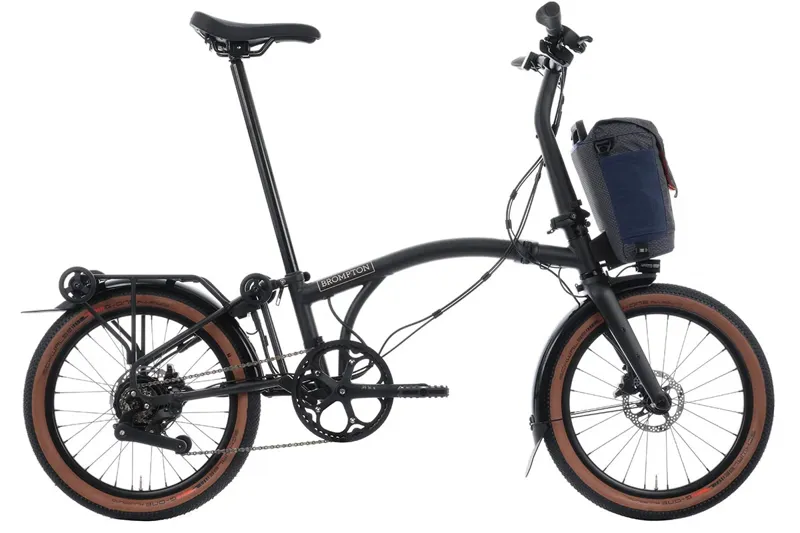 Brompton Electric G-Line 4spd Med Space Black - with rack
