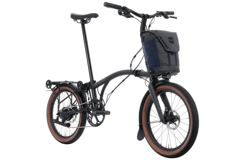 Brompton Electric G-Line 4spd Med Space Black - with rack-3
