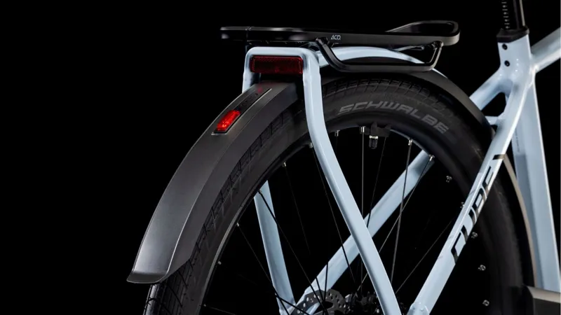 Cube Kathmandu Hybrid One 800 Hybrid Bike in Polar White/Black-3