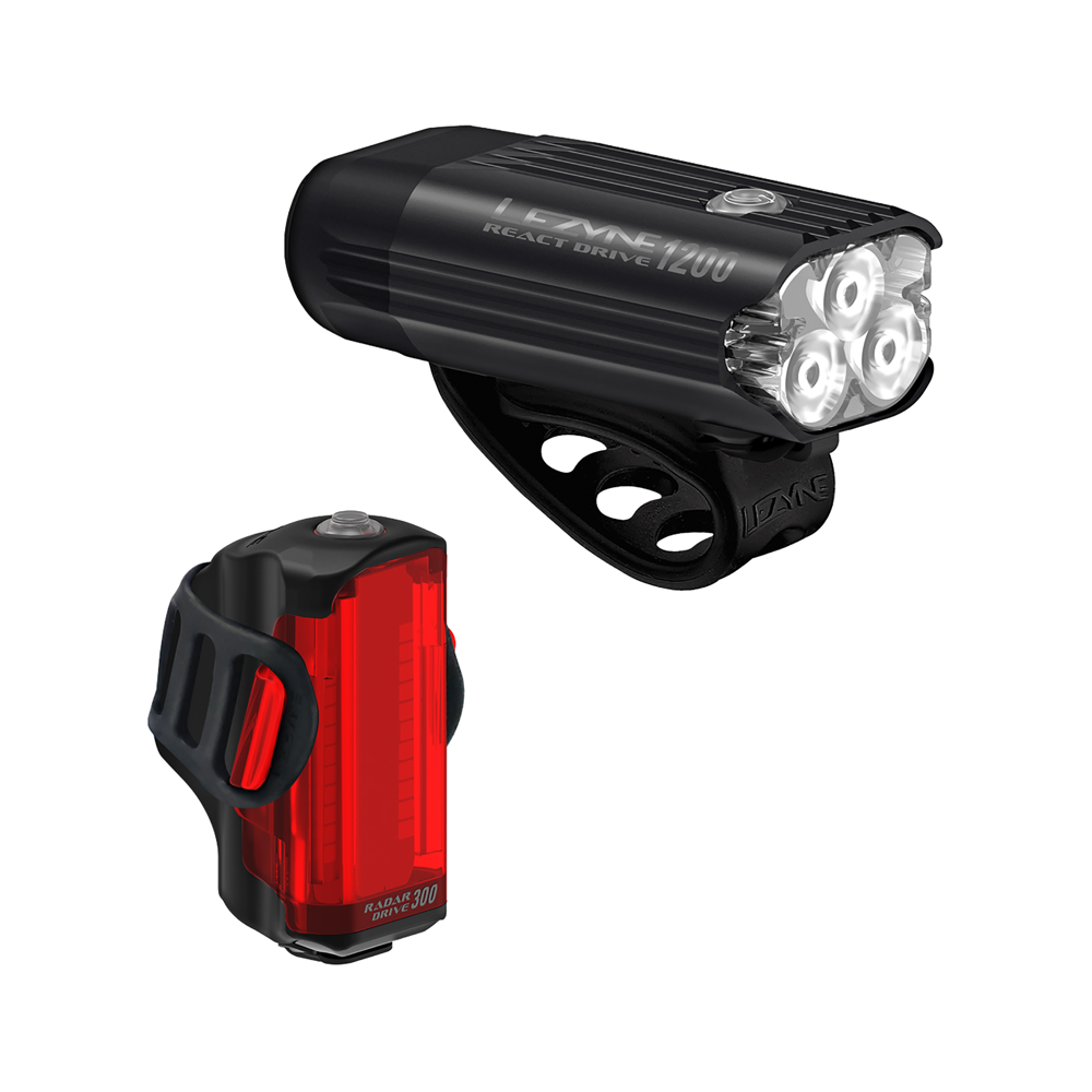 South Downs Bikes Lezyne - Radar React System Black set | FREE delivery over £30 + Cycle Scheme