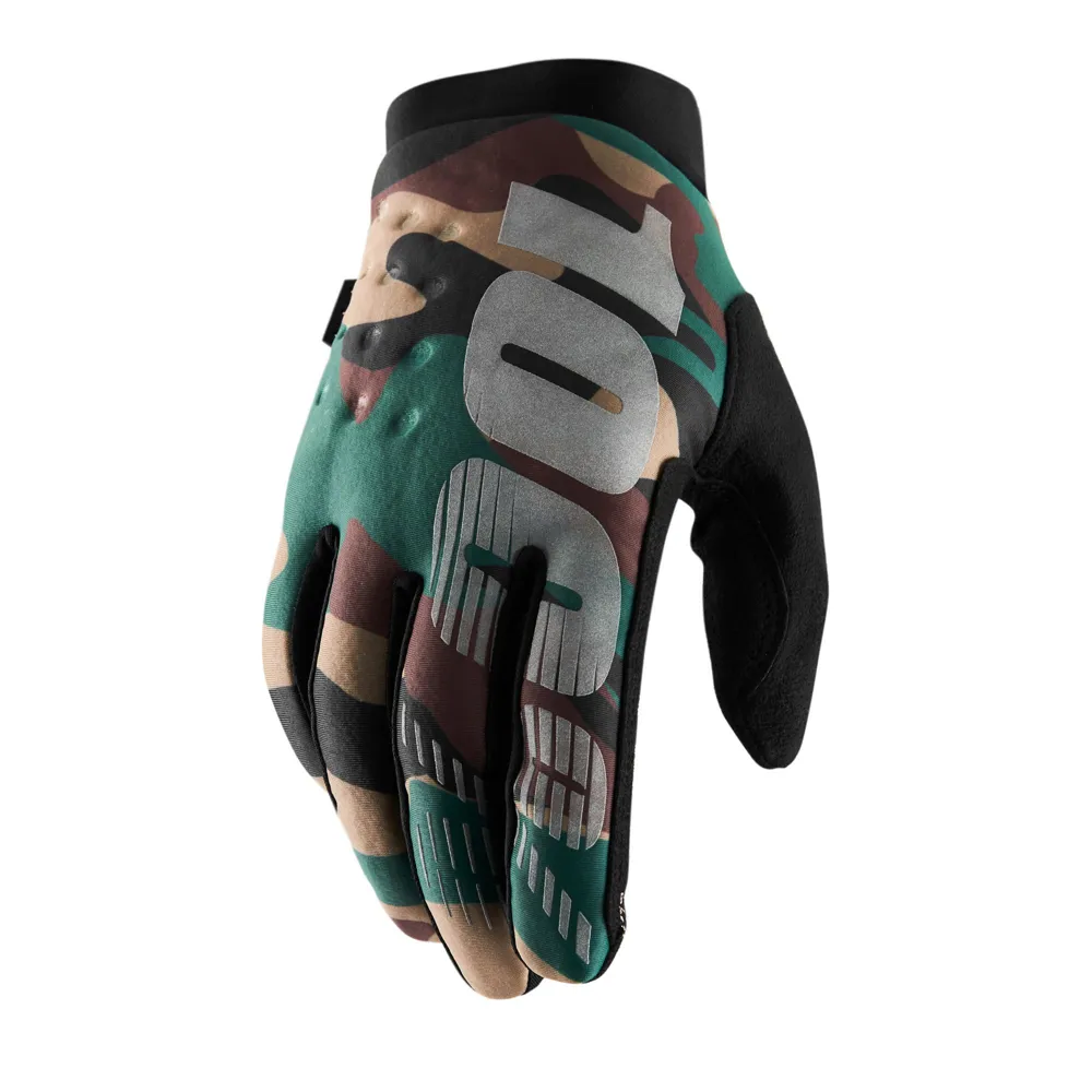 South Downs Bikes 100% 100 Brisker Cold Weather Glove Camo/Black | FREE delivery over £30 + Cycle Scheme