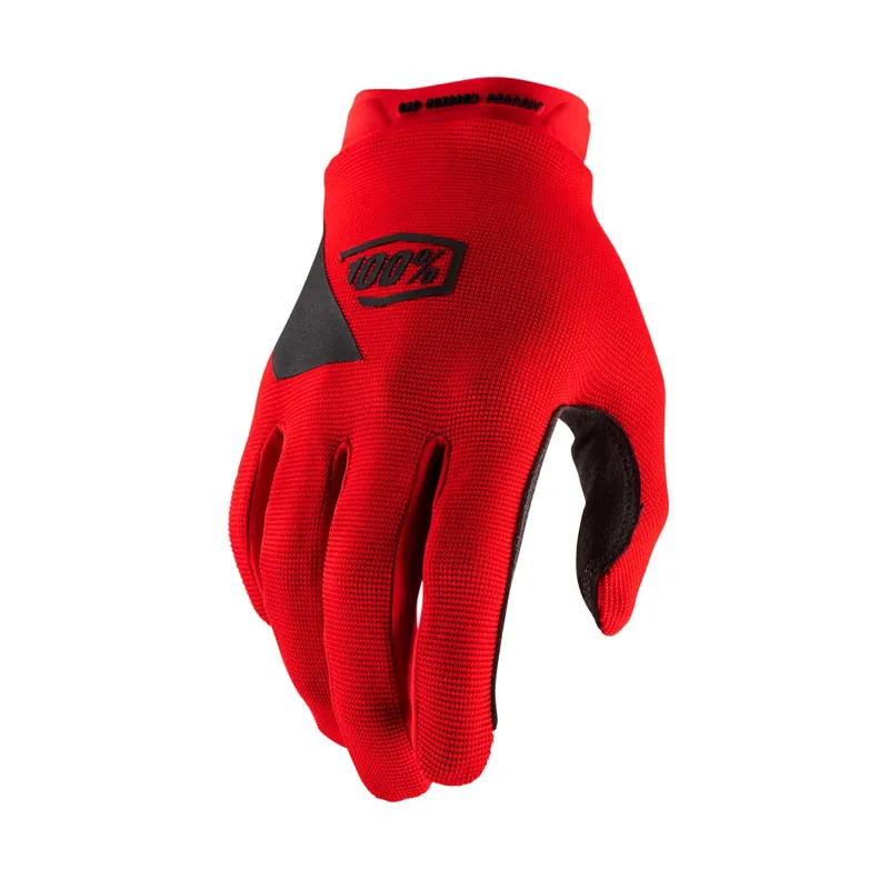 100% Ridecamp Glove Red