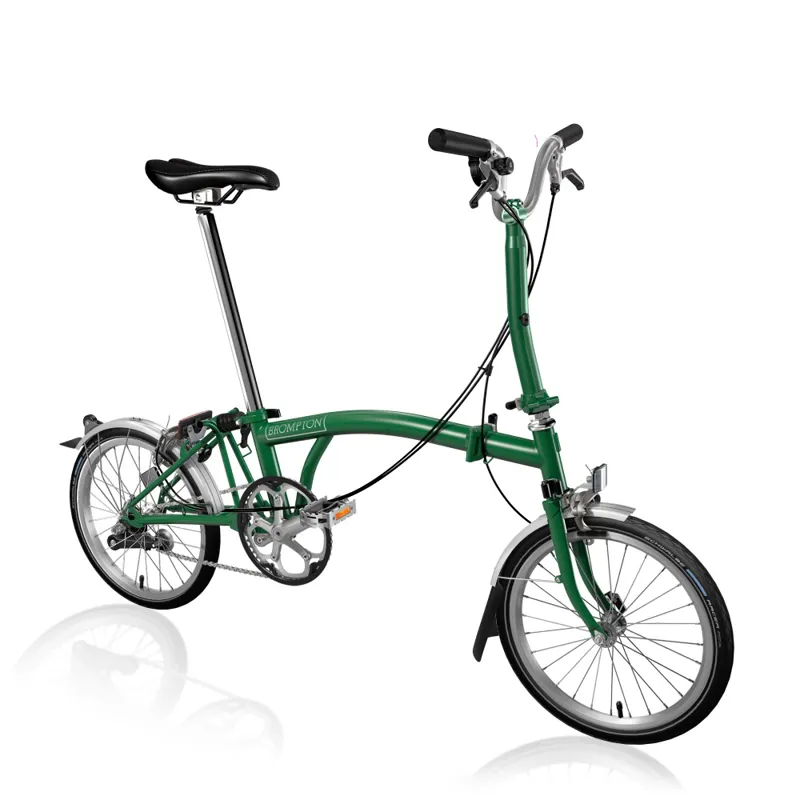 Brompton C-Line Utility Mid Handlebar - Racing Green