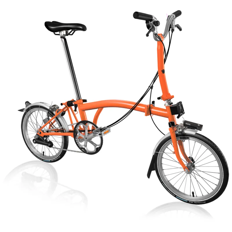 Brompton C-Line EXPLORE Mid Handlebar - Fire Coral