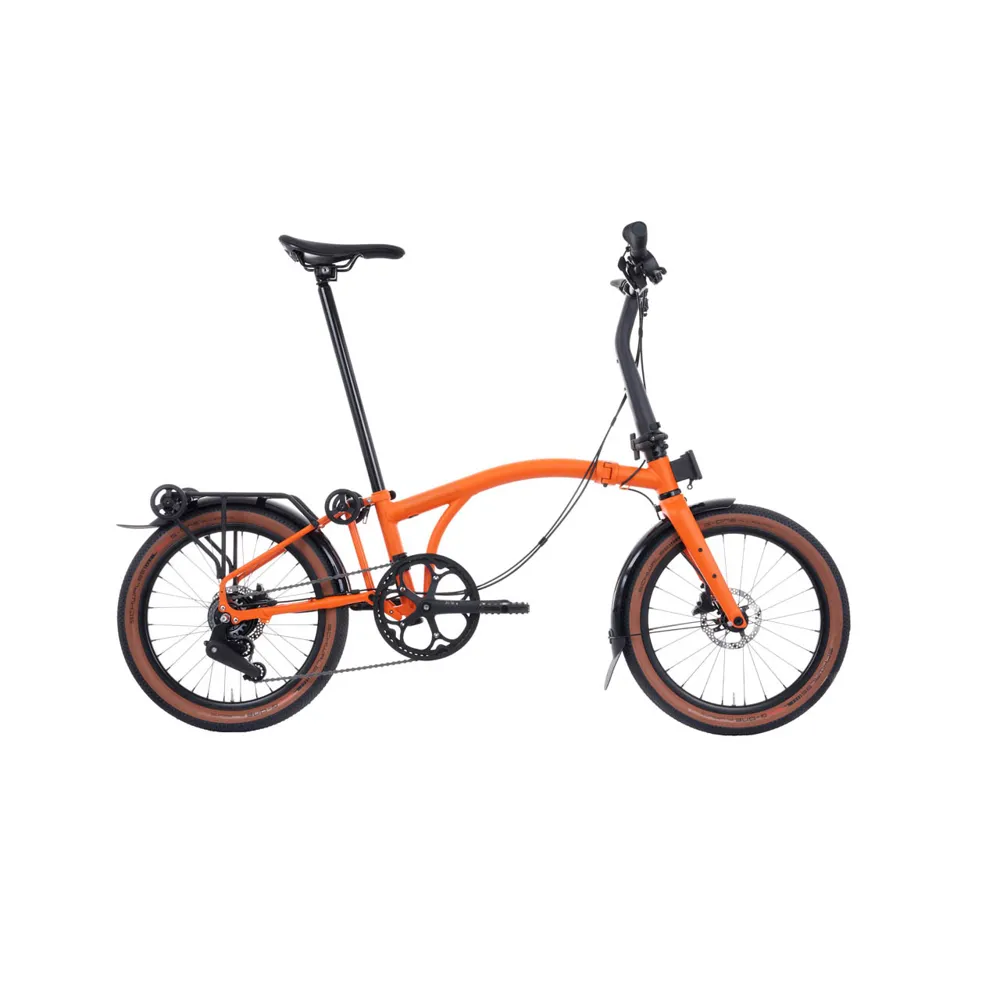 South Downs Bikes Brompton G-Line 8spd Medium in Adventure Orange with Rack | FREE delivery over £30 + Cycle Scheme