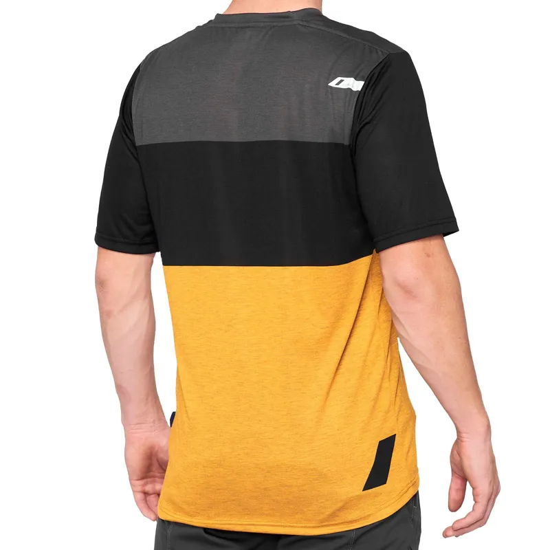 100 Airmatic Jersey Black/Mustard-1