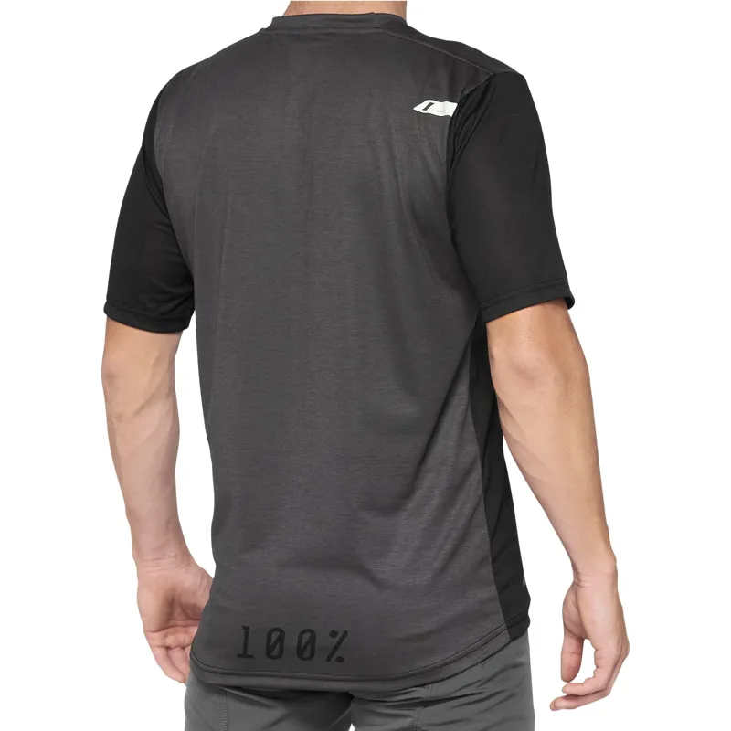 100% Airmatic Jersey Black/Charcoal-1