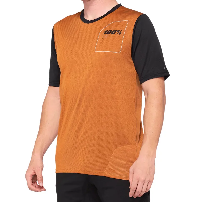 100 Ridecamp Jersey Terracotta/Black