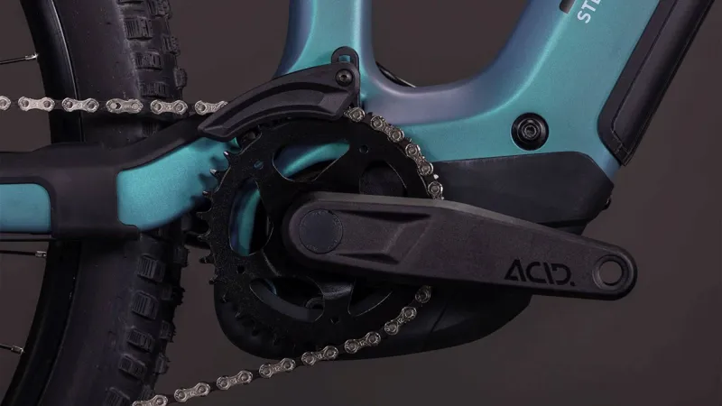 Cube Stereo Hybrid One44 HPC Race 800 E-MTB In Smaragdgrey/Prism-2