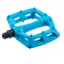 DMR V6 Cro-Mo Axle Plastic Flat Pedal in Blue