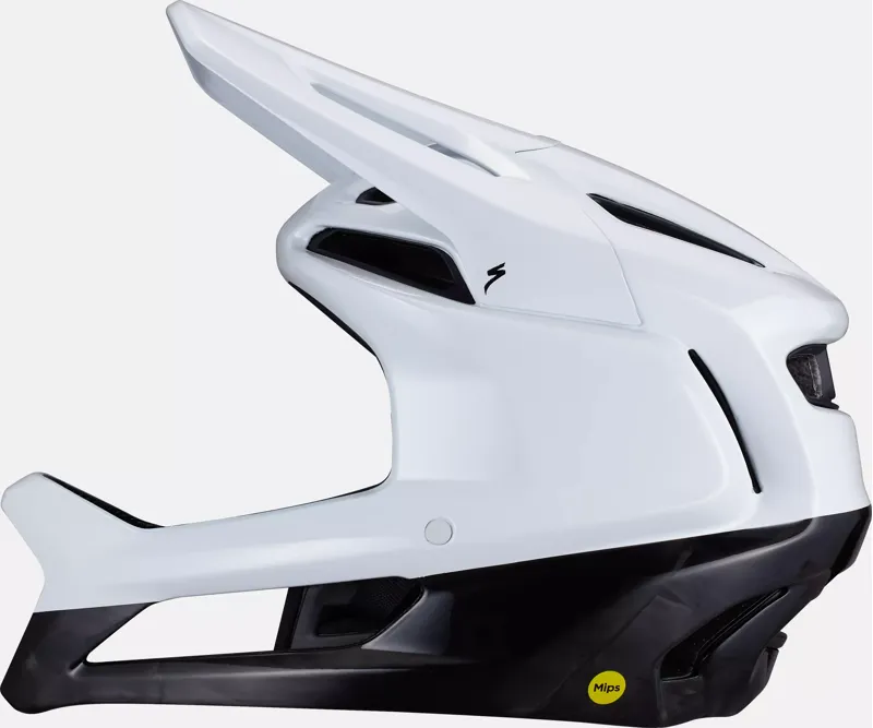 Specialized Gambit Full Face MTB Helmet in White/Carbon-1