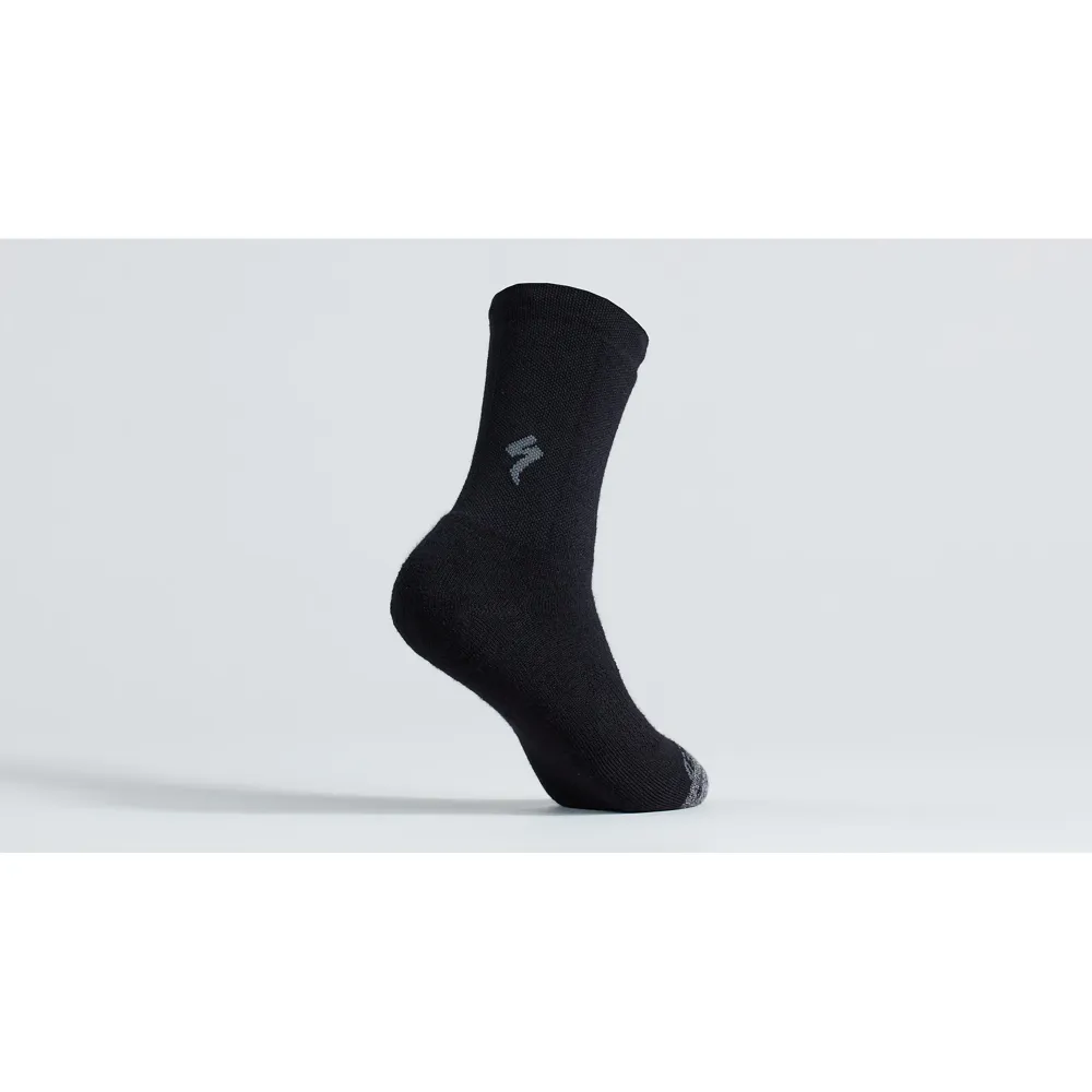 South Downs Bikes Specialized Merino Deep Winter Tall Socks Black | FREE delivery over £30 + Cycle Scheme