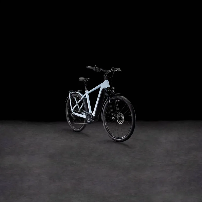 Cube Kathmandu Hybrid One 800 Hybrid Bike in Polar White/Black-1