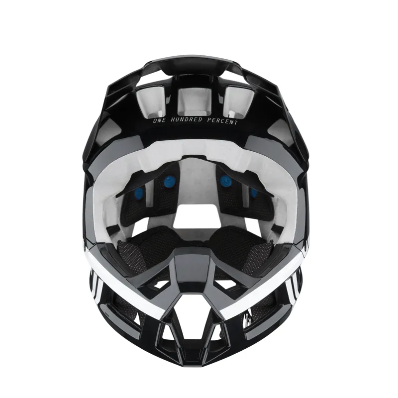 100 Trajecta Helmet Black/White-1