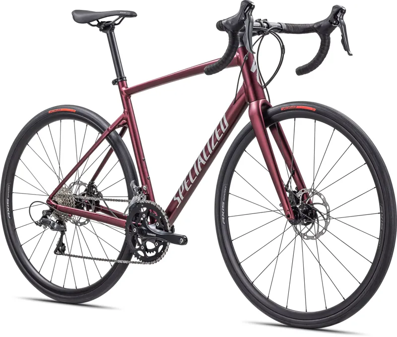Specialized Allez Road Bike in Maroon/Silver/Red