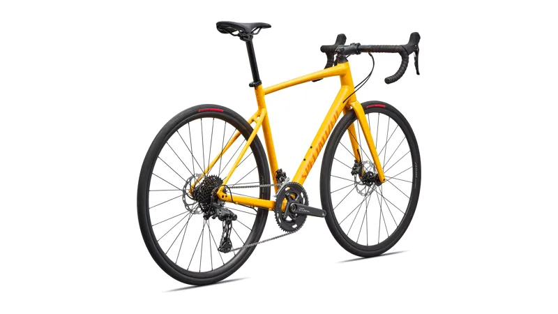 Specialized Allez Road Racing Bike in California Sunshine/Orange Zest-2