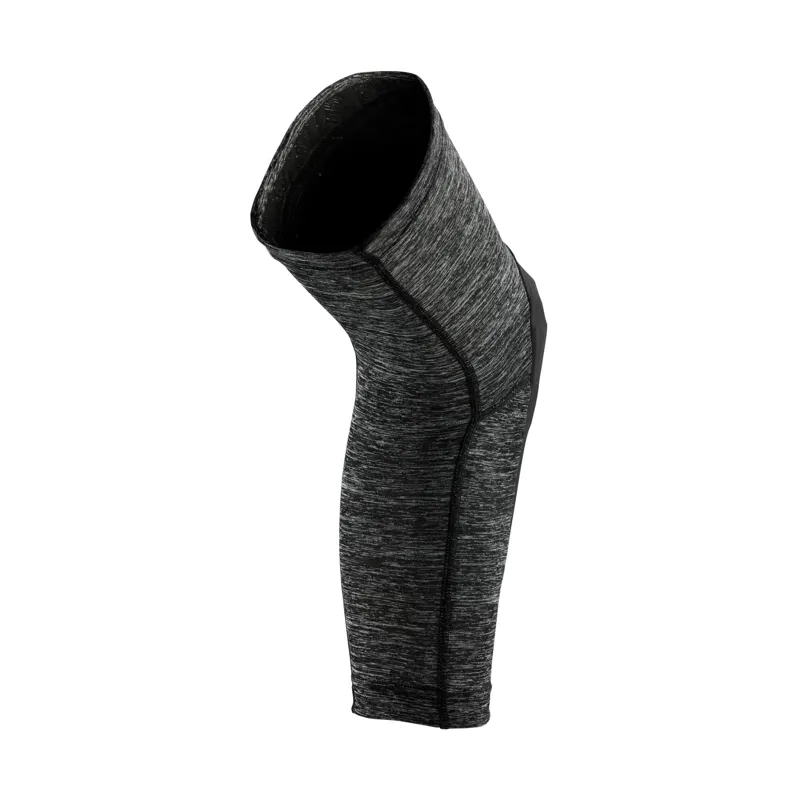 100% Teratec Knee Guards in Grey Heather/Black-2