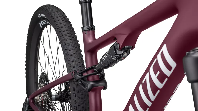 Specialized Epic 8 Expert MTB in Satin Bordeaux Metallic/White-3