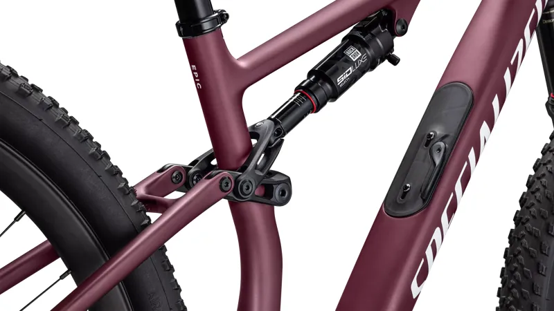 Specialized Epic 8 Expert MTB in Satin Bordeaux Metallic/White-4