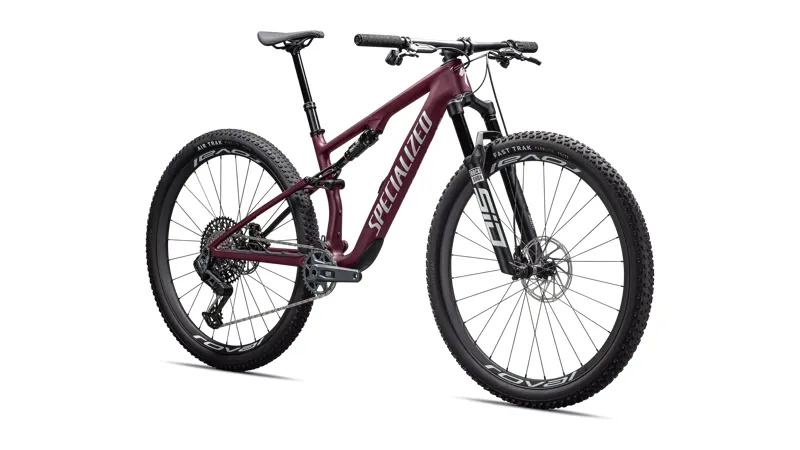 Specialized Epic 8 Expert MTB in Satin Bordeaux Metallic/White-5