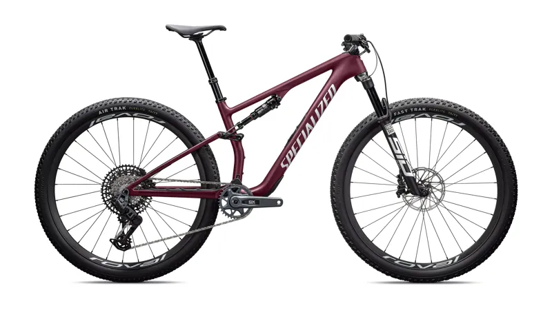 Specialized Epic 8 Expert MTB in Satin Bordeaux Metallic/White