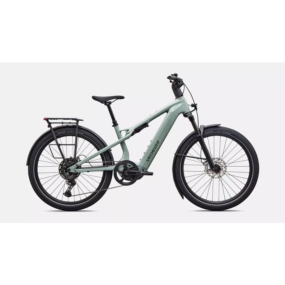 South Downs Bikes Specialized Turbo Vado 3 X 4. 0 AGAVE GREY/ OAK GREEN/ CHROME DECAL | FREE delivery over £30 + Cycle Scheme