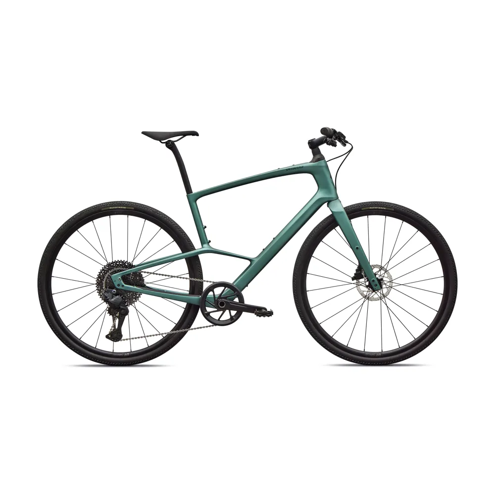 South Downs Bikes Specialized Sirrus X 6.0 Carbon Hybrid Bike - Fjord/Emerald 2026 | FREE delivery over £30 + Cycle Scheme