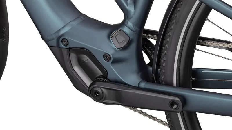 Specialized Turbo Vado 5.0 Step-Through eHybrid Bike in Satin Deep Lake Metallic-4